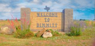 Welcome to Dimmitt sign